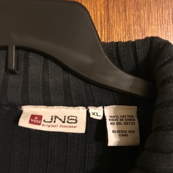 JNS 4 YOU MEN’s dark gray sweater top with zipper (mlb) - Picture 4 of 12